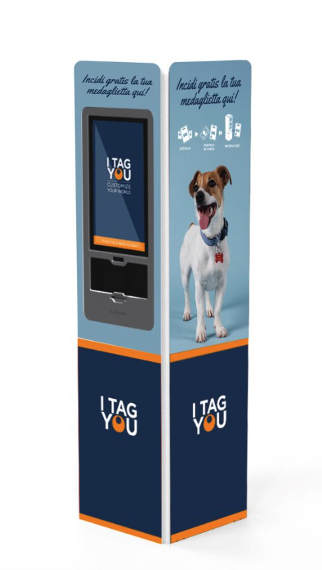 Muestra de placas para perros personalizadas en Murcia